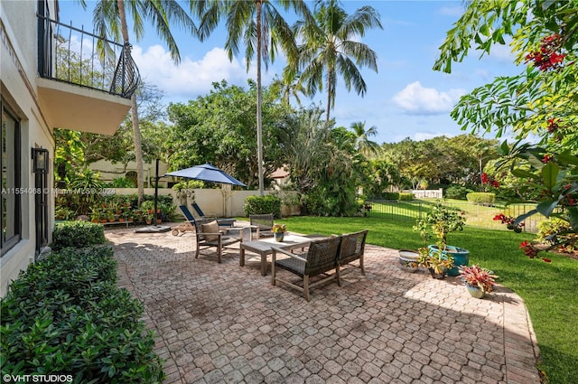 view of patio