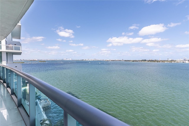 view of water feature