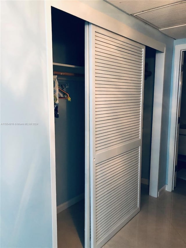 view of closet