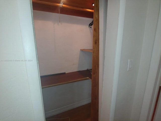 view of closet