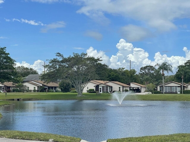 property view of water