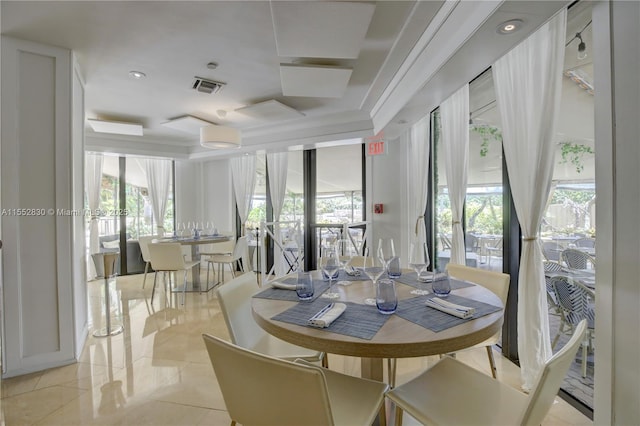 view of dining room