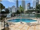 801 Brickell Key Blvd Unit 1610, Miami, FL 33131 - community pool with a view of skyline