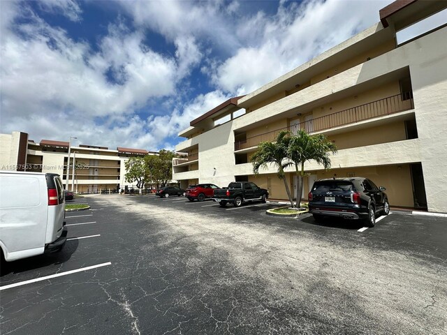 view of vehicle parking