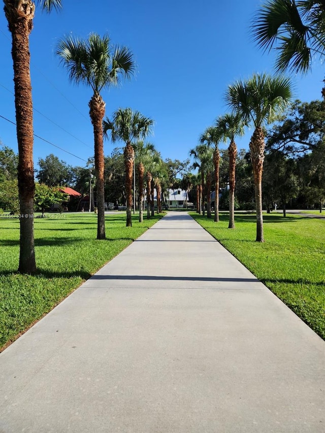 view of nearby features featuring a lawn