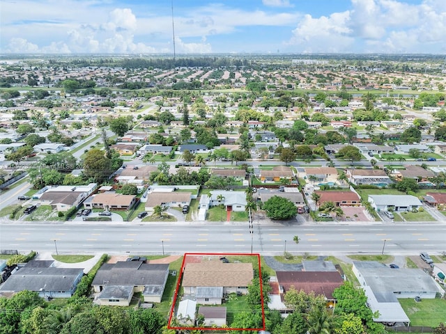 view of aerial view