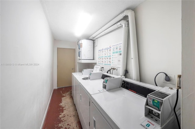 laundry area featuring hookup for an electric dryer and washing machine and dryer