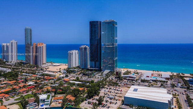 city view with a beach view and a water view