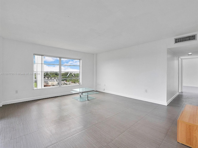 view of tiled empty room