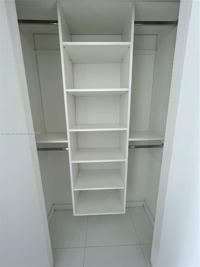 view of closet