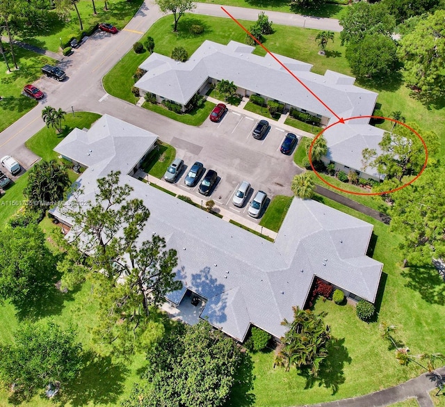 view of birds eye view of property