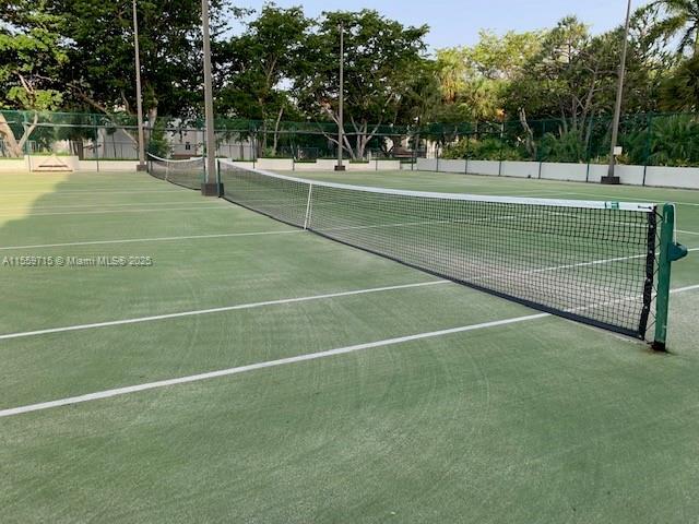 view of tennis court