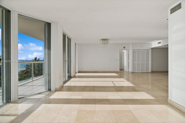 view of tiled empty room