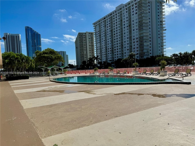 view of swimming pool