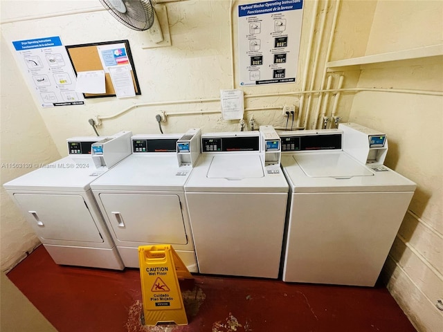 washroom featuring washer and clothes dryer, hookup for an electric dryer, and hookup for a washing machine