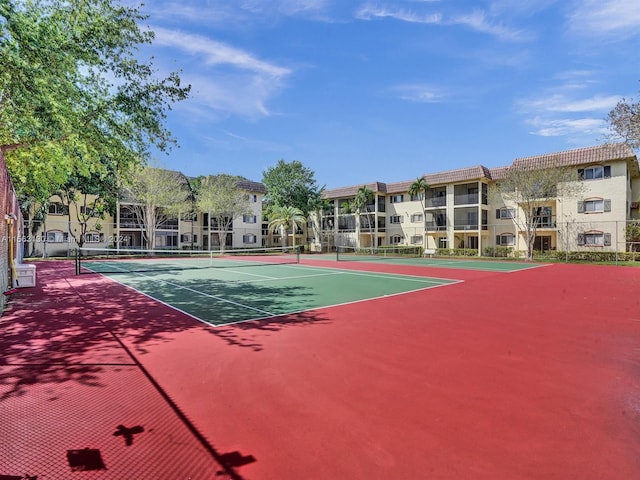 view of sport court