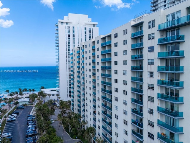 view of property featuring a water view