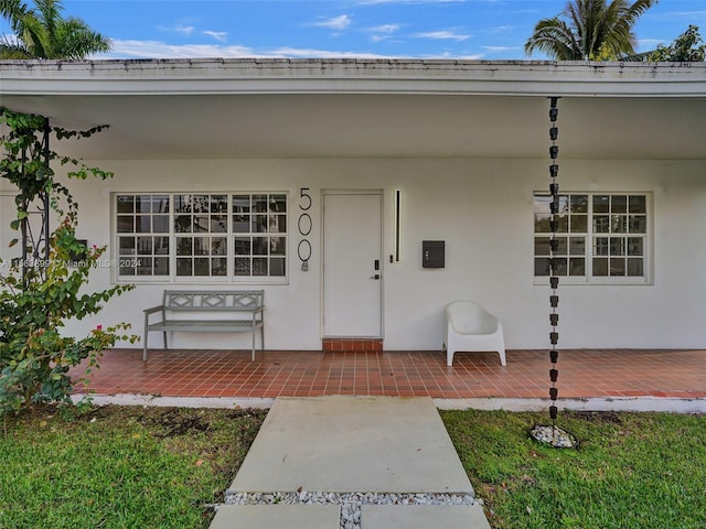 view of entrance to property