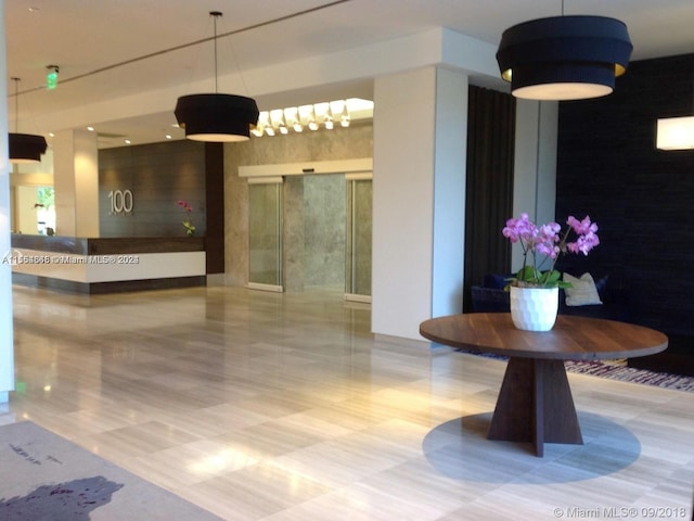 view of lobby