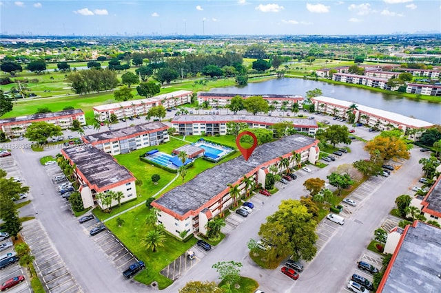 9800 N Hollybrook Lake Dr Unit 202, Pembroke Pines, FL 33025 - aerial view featuring a water view