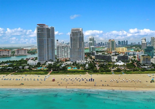 city view with a view of the beach and a water view