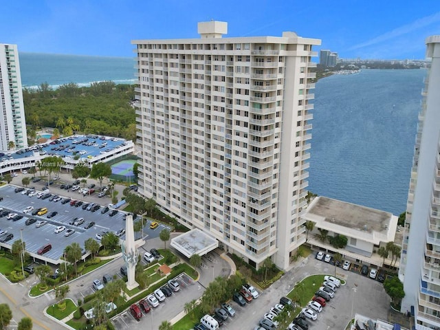 view of property featuring a water view