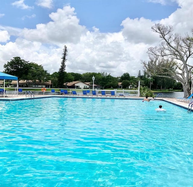 view of pool