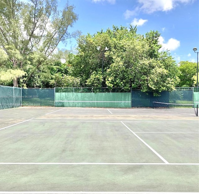 view of sport court