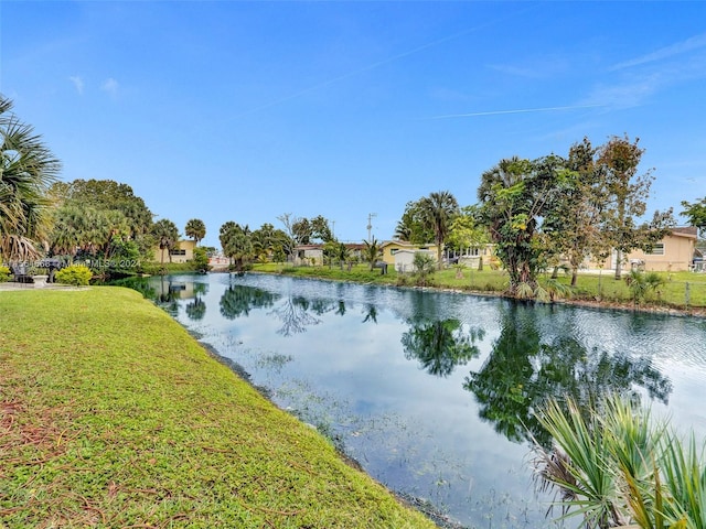 view of water feature