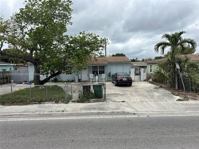 view of front of home