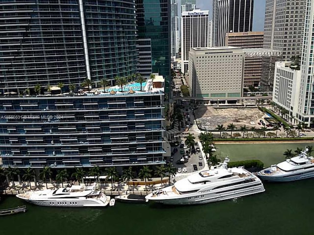 city view featuring a water view