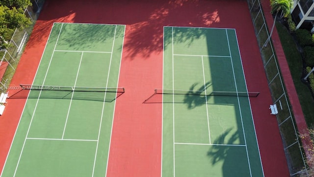 view of sport court