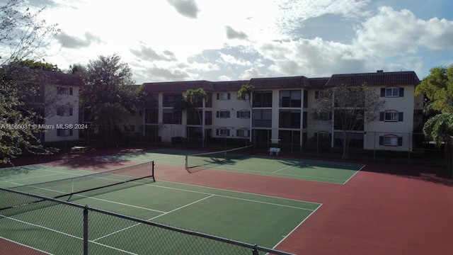 view of sport court