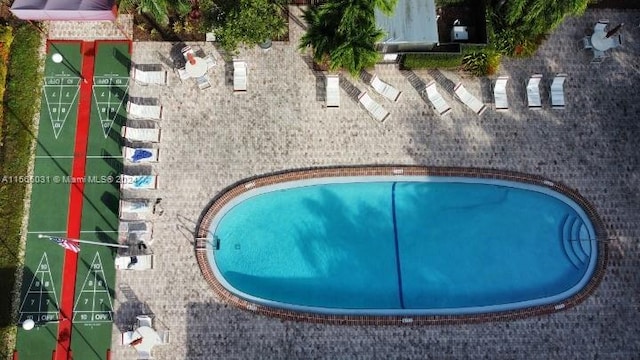 view of pool