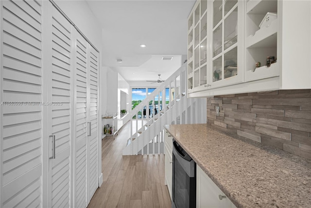 4234 N Ocean Dr, Hollywood, FL 33019 - hall with light wood finished floors and recessed lighting