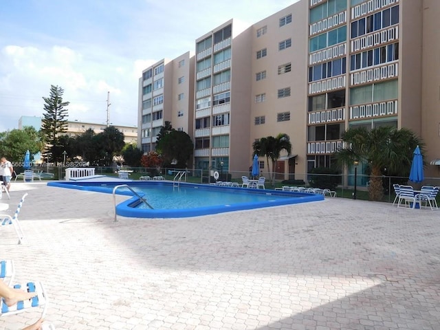 view of pool