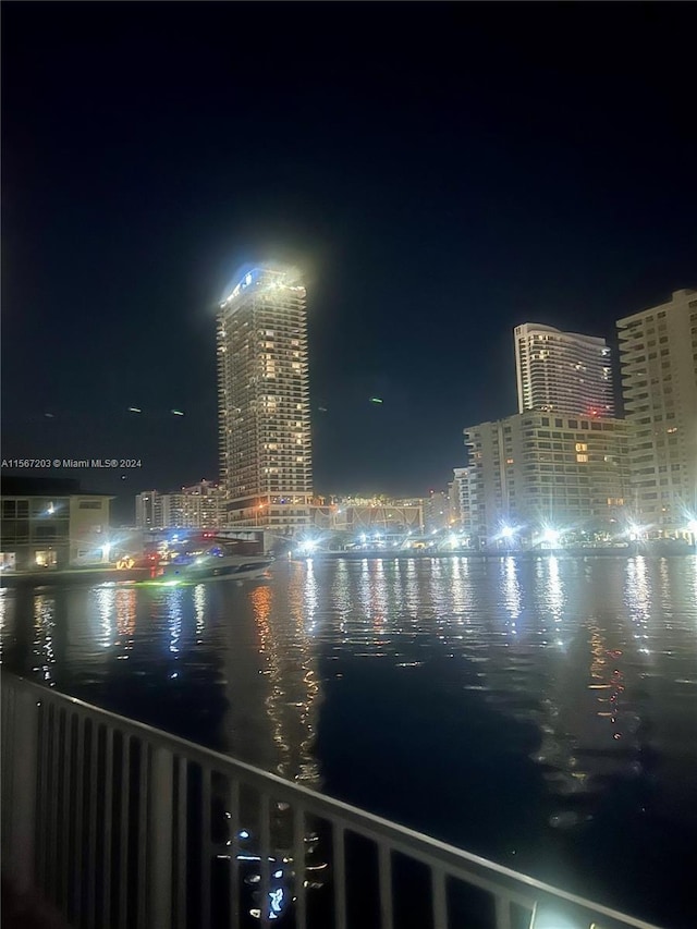 view of city featuring a water view