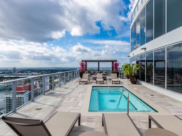 view of swimming pool