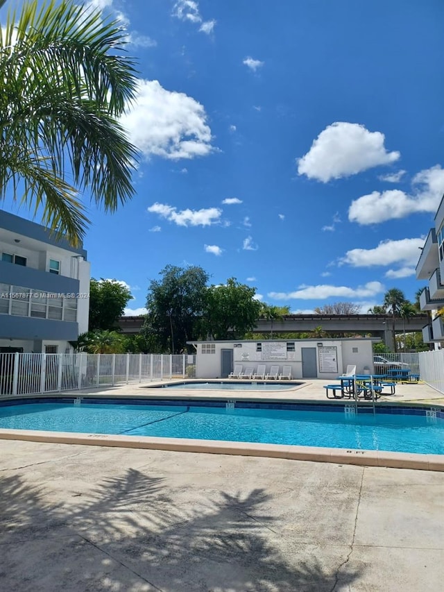 view of pool