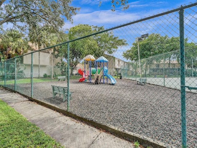 view of jungle gym