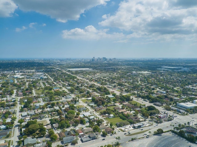 view of aerial view