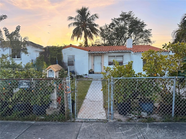 view of mediterranean / spanish house