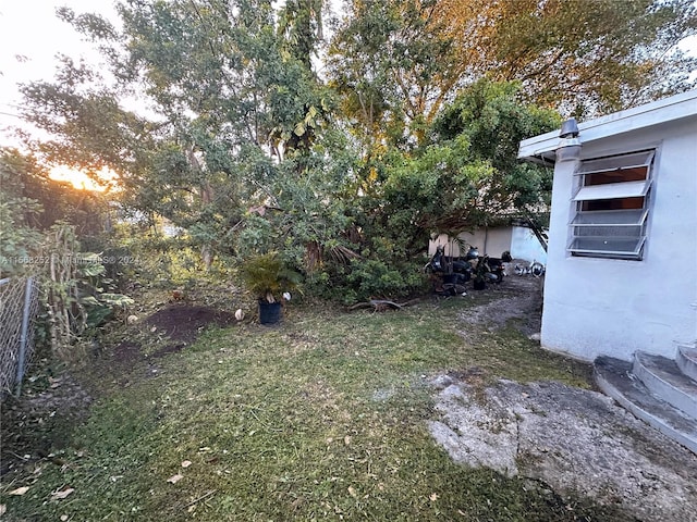 view of yard