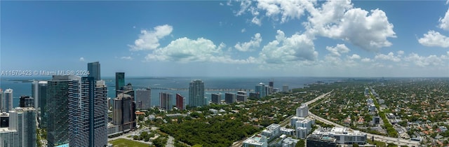 exterior space featuring a water view