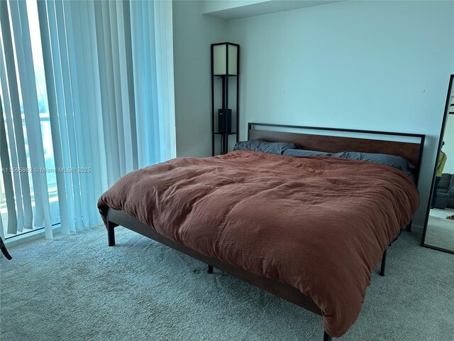 unfurnished bedroom with light carpet