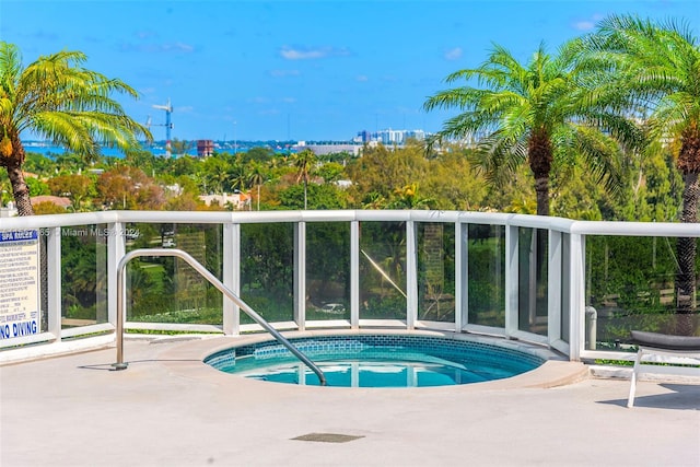 view of swimming pool