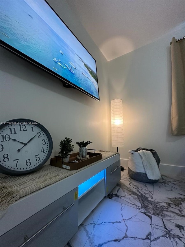 bathroom featuring tile flooring