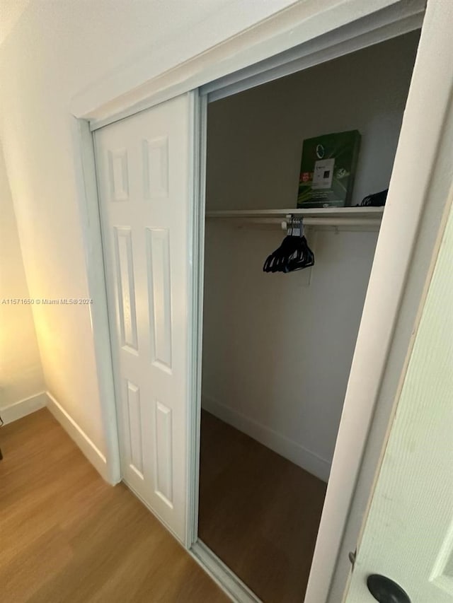 view of closet