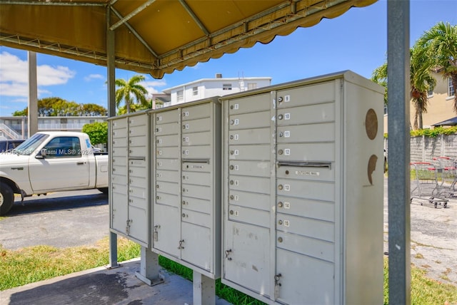 surrounding community featuring a mail area