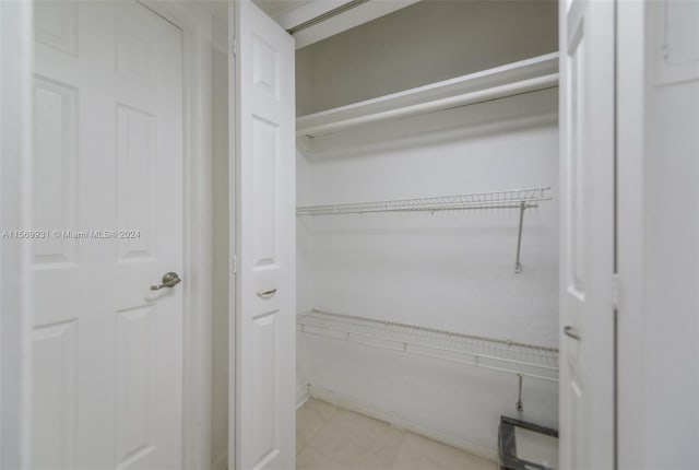 view of closet